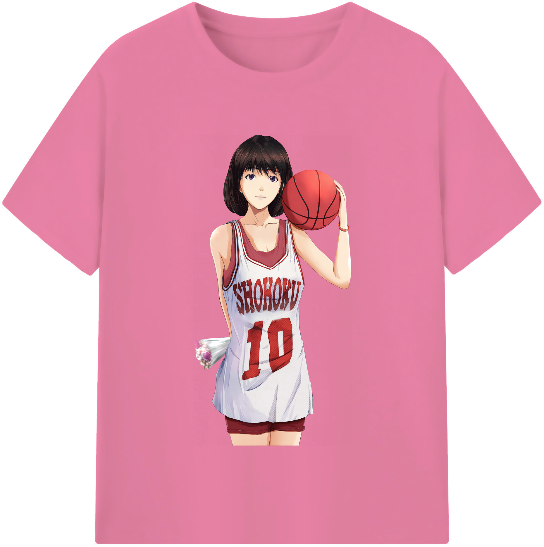SLAM DUNK／スラムダンク 綿100％半袖Tシャツ（フロントプリント）
